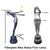 Plastic 6 Foot Art Deco Floor Lamp For Sale - Image 7 of 8