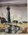 American Dennis Fullbright Original Watercolor of Lighthouse in Storm For Sale - Image 3 of 10