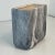 1980s Vintage Postmodern Contemporary Faux Carrara Marble Ceramic Planter For Sale - Image 9 of 9