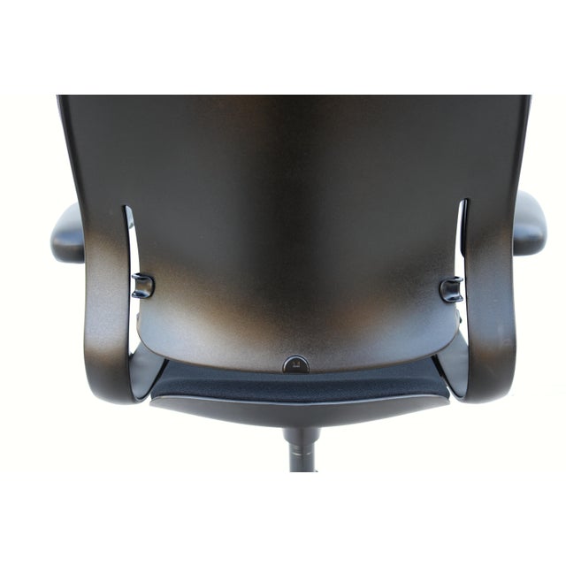 Herman Miller Equa 2 Ergonomic Swivel Task Chair in Black Fabric, Adjustable For Sale - Image 17 of 18