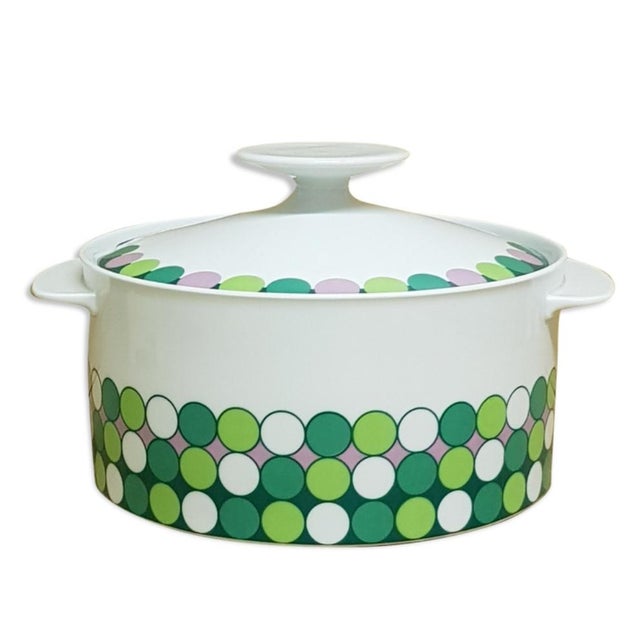 Green Pop Style Porcelain Tureen, 1970s For Sale - Image 8 of 8