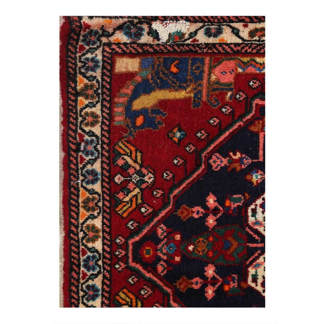 A very attractive and durable carpet woven in the village of Abadeh in southwestern Persia. The pattern is influenced by...