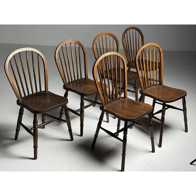 Windsor Chairs, 1960s, Set of 6 For Sale - Image 10 of 18