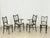Viennese Art Nouveau Dining Chairs with Brass Backrests from Thonet, 1900s, Set of 4 For Sale - Image 3 of 17