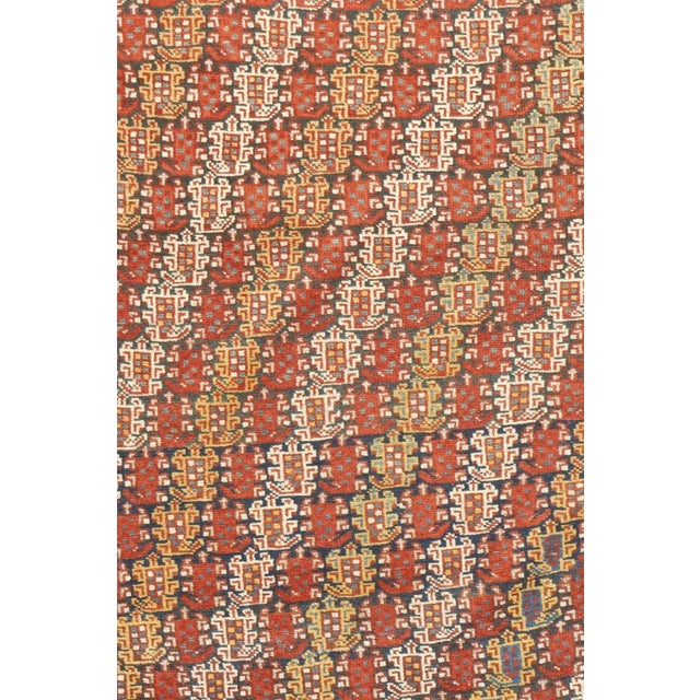 Late 18th Century Antique Persian Khamseh Rug 4'3'' x 6'4'' For Sale In New York - Image 6 of 12