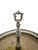 Mid-Century Modern Vintage Traditional Brass Library Table Lamp With Pierced Gallery Shade For Sale - Image 3 of 10