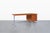 Mid-Century Modern Mid-Century Modern German Teak and Chrome Executive Desk For Sale - Image 3 of 15