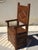 Louis XIII Wooden Chest Armchair For Sale - Image 9 of 13
