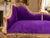 Wood Late20C Artisan Louis XVI Gold Purple Beech Settee For Sale - Image 7 of 10