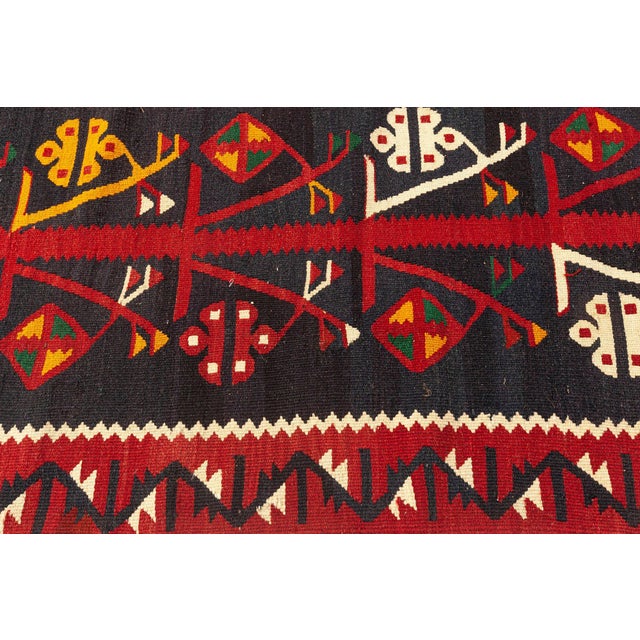 Traditional Doris Leslie Blau Vintage Afghan Kilim Rug For Sale - Image 3 of 8