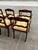1940s Set of 6 Reupholstered Mahogany Carved Rose Back Dining Chairs For Sale In Cleveland - Image 6 of 12