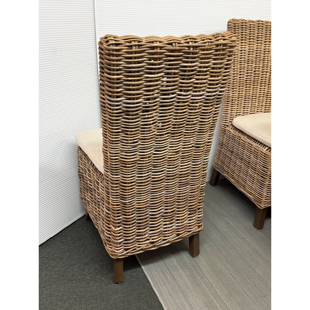 Restoration Hardware Provence High-Back Outdoor Dining Side Chairs, Set of Six For Sale - Image 12 of 14