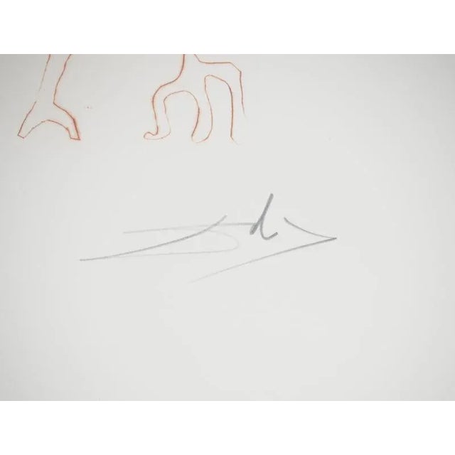 Salvador dali (1904-1989) merchant of venice, 1968 original drypoint engraving printed in sanguine signed in pencil...