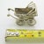 Vintage Italian Handmade Genuine Silver Stroller Miniature Dollhouse Figurine For Sale - Image 10 of 10