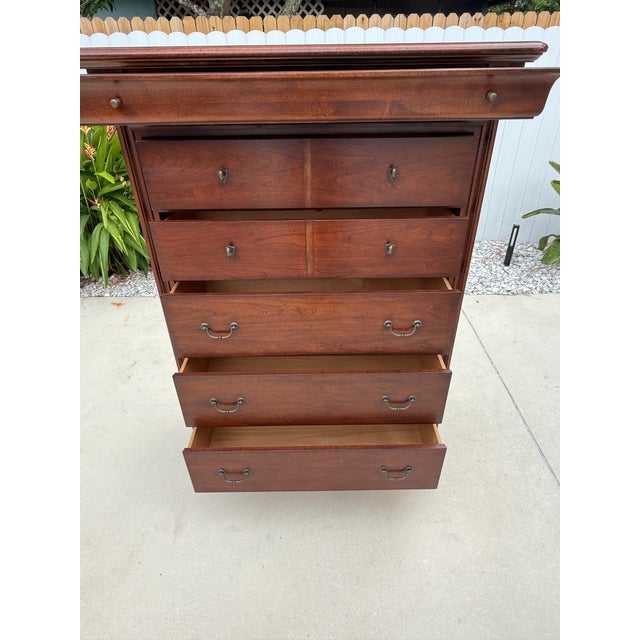 Traditional 1990s Traditional Louise Philippe Style Chest of Drawers by Thomasville For Sale - Image 3 of 10