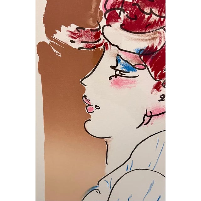 Peter Max Color Silkscreen Girl From Ibiza Hand Signed , Numbered & Framed 1981 For Sale In New York - Image 6 of 12
