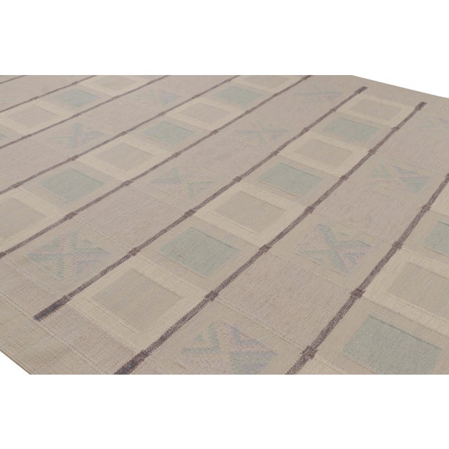 This 10x14 Scandinavian kilim, hand woven in wool, from our celebrated flat weave texture of the titular, award-winning...