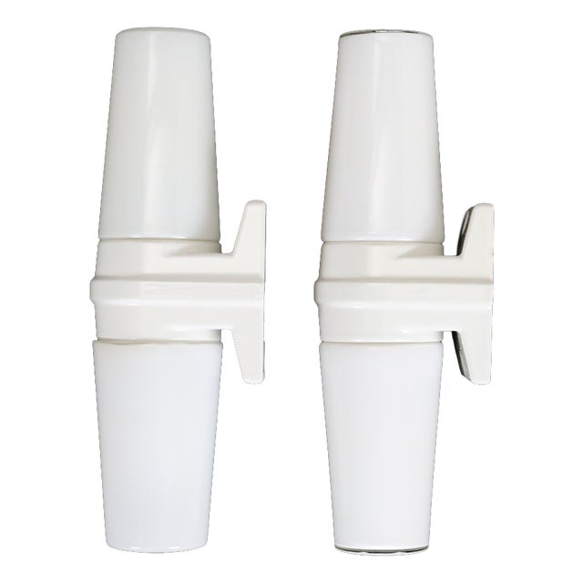 White 6060 Wall Lamp by Sigvard Bernadotte for Ifö, 1960s For Sale