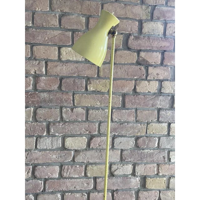 Model No. 57/4 16 Floor Lamp by Dieter Schulz for Wohnbarf AG, 1950s, in Good conditions. Designed 1950 to 1959 I have...