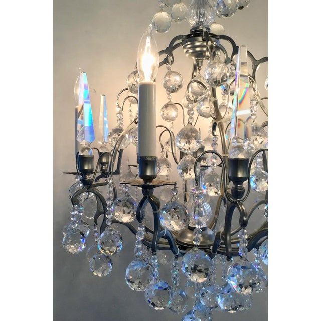 Traditional Traditional Italian Swarovski Chandelier For Sale - Image 3 of 7