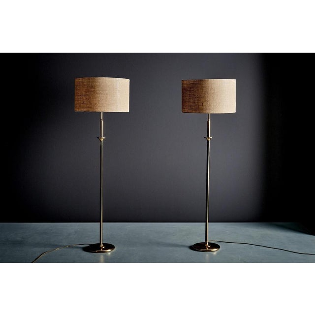 Brass Floor Lamps from Cosack Leuchten, Germany, 1960s, Set of 2 For Sale - Image 3 of 11