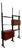 Italian Modular Wooden Bookshelf, 1960s For Sale