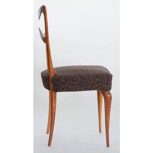 Armonia Walnut Dining Chair by Silvio Piattelli For Sale - Image 6 of 13