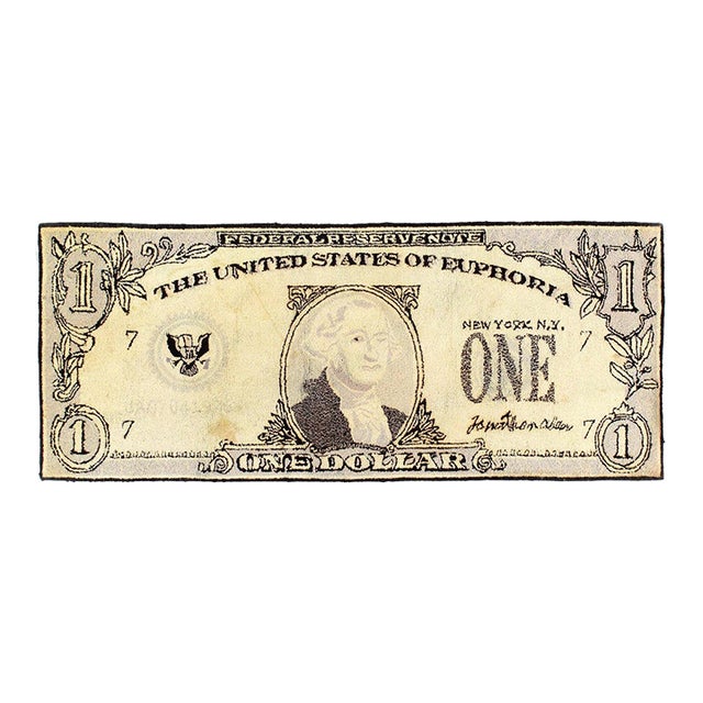 Pasargad DC Antique American One Dollar Hook Rug For Sale