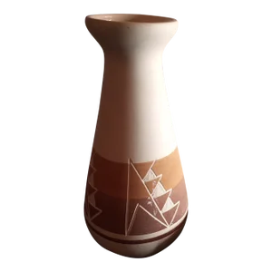 1970s Signed Sioux Pottery Vase