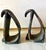 Brutalist MCM Forged Iron Brutalist Owl Bookends Pair For Sale - Image 3 of 7