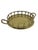 Ornamental & Decorative Materials Vintage Small Faux Bamboo Brass Tray/ Catchall For Sale - Image 7 of 10