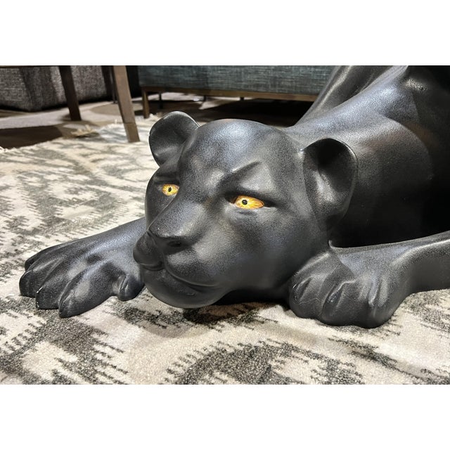 1970s Vintage Panther Coffee Table Chairish