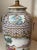 1940s Antique Hand Painted Ornate Figural Porcelain Chinese Brass Electric Vase Lamp For Sale - Image 5 of 14