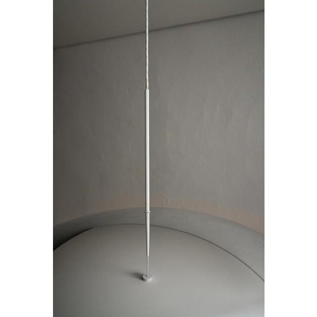 Metal Chrome Dome Pendant Lamp attributed to Fog & Mørup, 1970s For Sale - Image 7 of 10