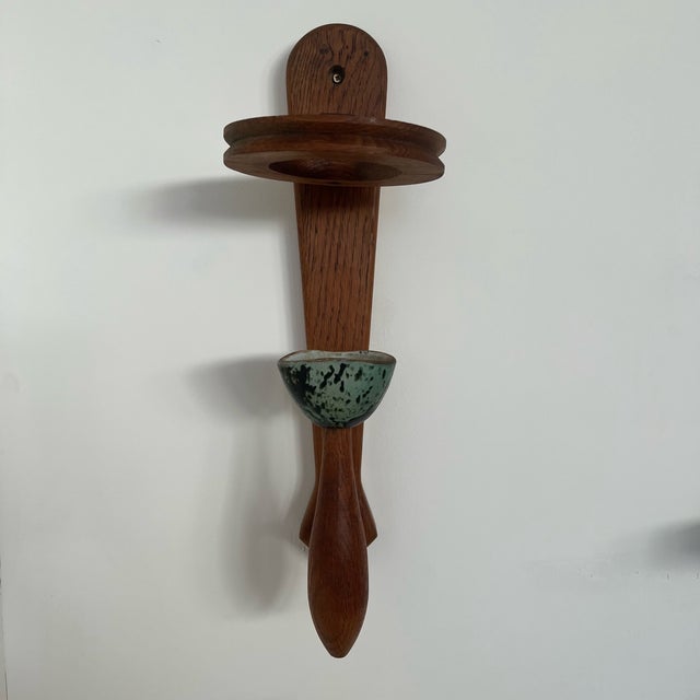 Mid-Century Oak Wall Lights, Set of 2 For Sale - Image 12 of 14