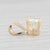 Modern New 0.45ct Round Diamond Solitaire Pendant 14k Yellow Gold Small Drop For Sale - Image 3 of 4