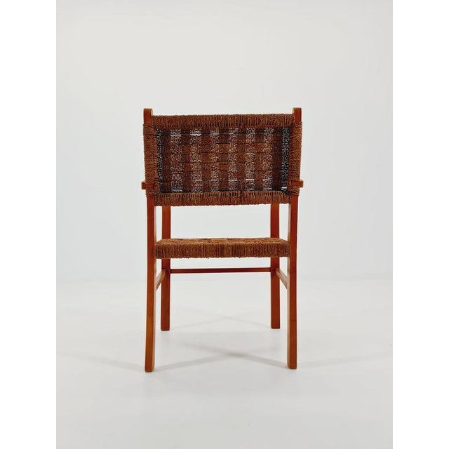 Vintage Bauhaus Papercord Armchair by Ehrich Dieckmann, 1930s For Sale - Image 14 of 18