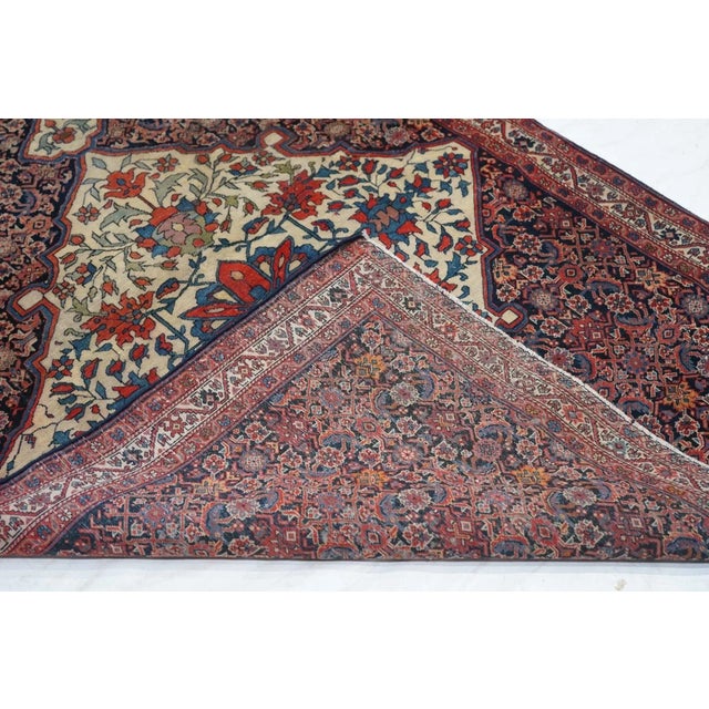 Antique Farahan Sarouk Rug 3'2'' x 4'9''.