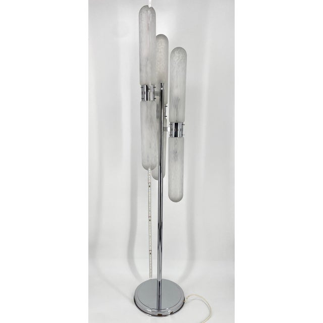 Murano Glass Floor Lamp by Aldo Nason for Mazzega For Sale - Image 5 of 18
