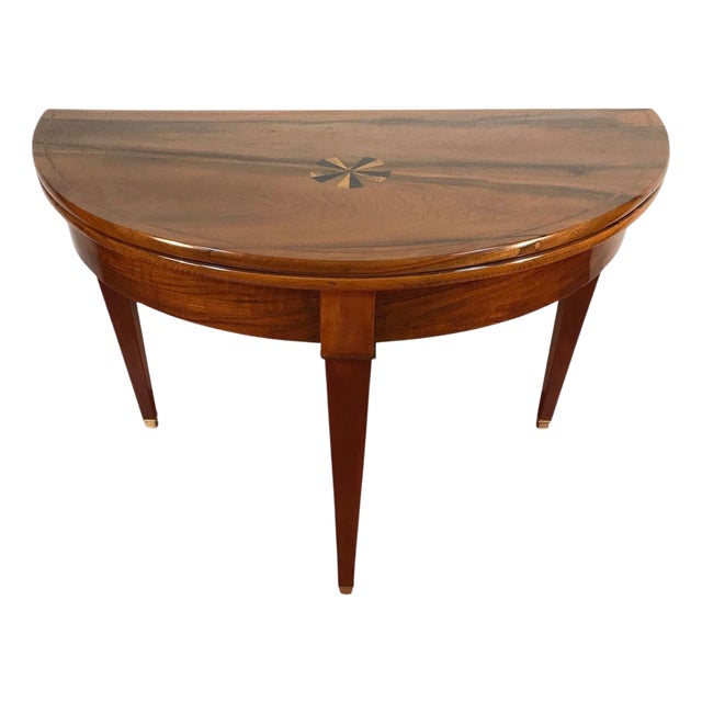 Neoclassical Demi-Lune Table, Germany, 1810s For Sale