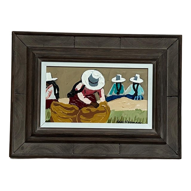 Lars Norman, Bolivia, 1960s, Oil on Panel, Framed For Sale