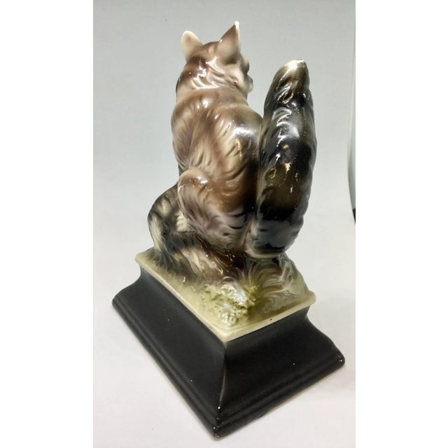 Antique Bisque Porcelain Raccoon Figurine For Sale In Portland, ME - Image 6 of 13