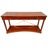 1990 Ethan Allen Medallion Collection Cherry Console Table With Brass X-Stretcher For Sale In San Diego - Image 6 of 16