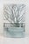 This hand-painted studio pottery vase features an elegant, tall sleeve form with a distinctive oval (elliptical) profile....