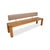 Wooden Dining Table Set in Brown from Janua, Set of 2 For Sale - Image 6 of 18