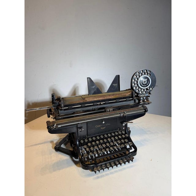 Vintage Continental Rapidus Typewriter For Sale - Image 4 of 13