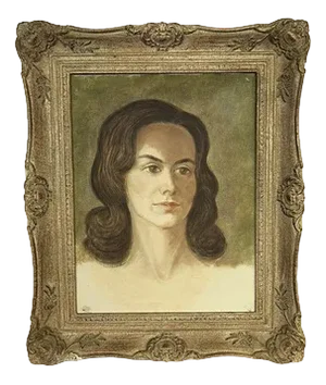 Richard Sherrin, Portrait, 1930s, Painting on Canvas, Framed