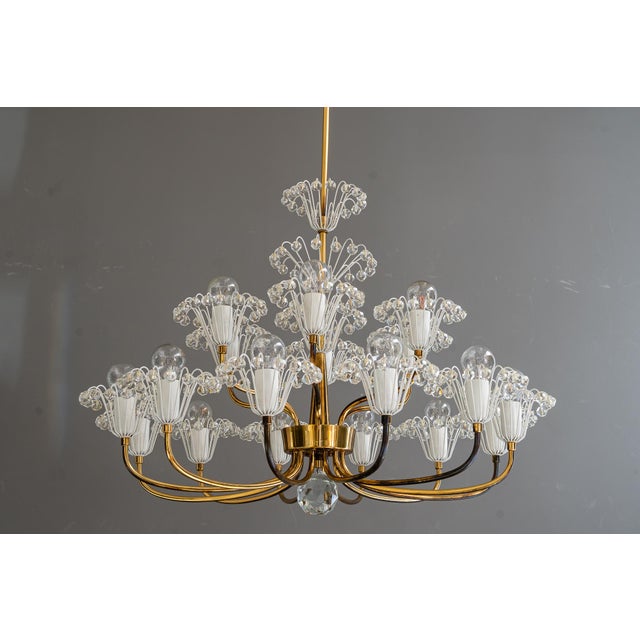 Emil stejnar chandelier around 1950s Original condition Only new wired I have official proof of authenticity such as...