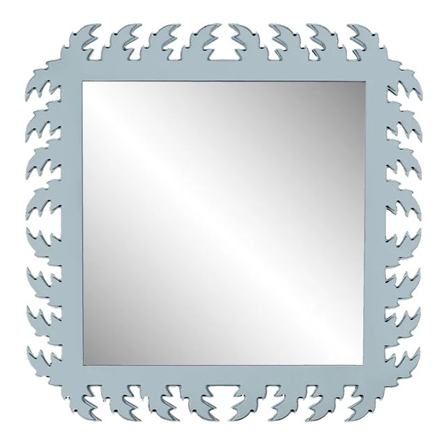 Fleur Home Audubon Square Mirror in Parma Gray, 48x48 For Sale