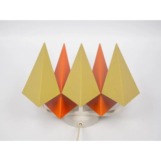 Vintage Danish Diamond Wall Lamps from Holm Sørensen & Co., 1960s, Set of 2 For Sale - Image 6 of 14